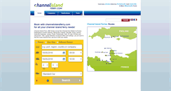 Desktop Screenshot of channelislandferry.com